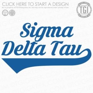 Sigma Delta Tau-KU Baseball Tees