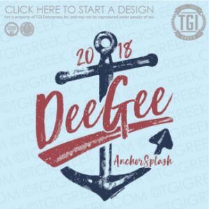 TGI-Delta Gamma Anchor Splash Retro