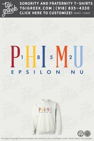 Phi Mu – OSU Colorful Sweatshirt PR