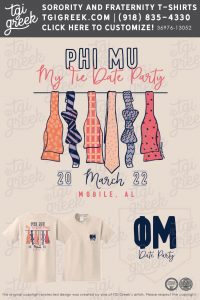 Phi Mu – USAL My Tie Dat Party