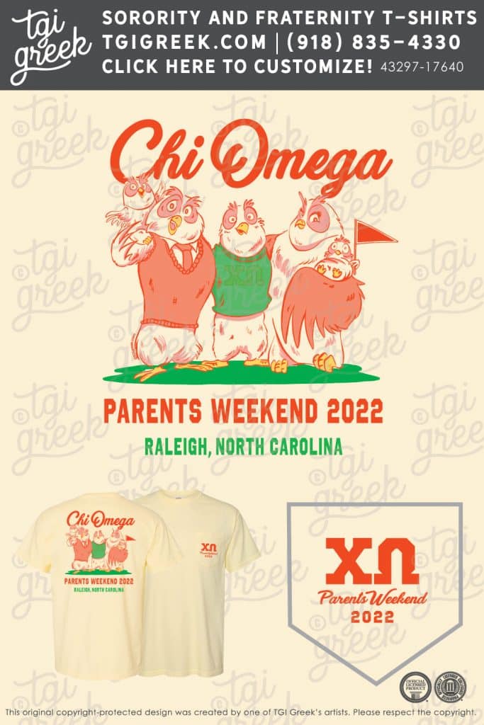 Chi Omega NCSU Parents Weekend TGI Greek