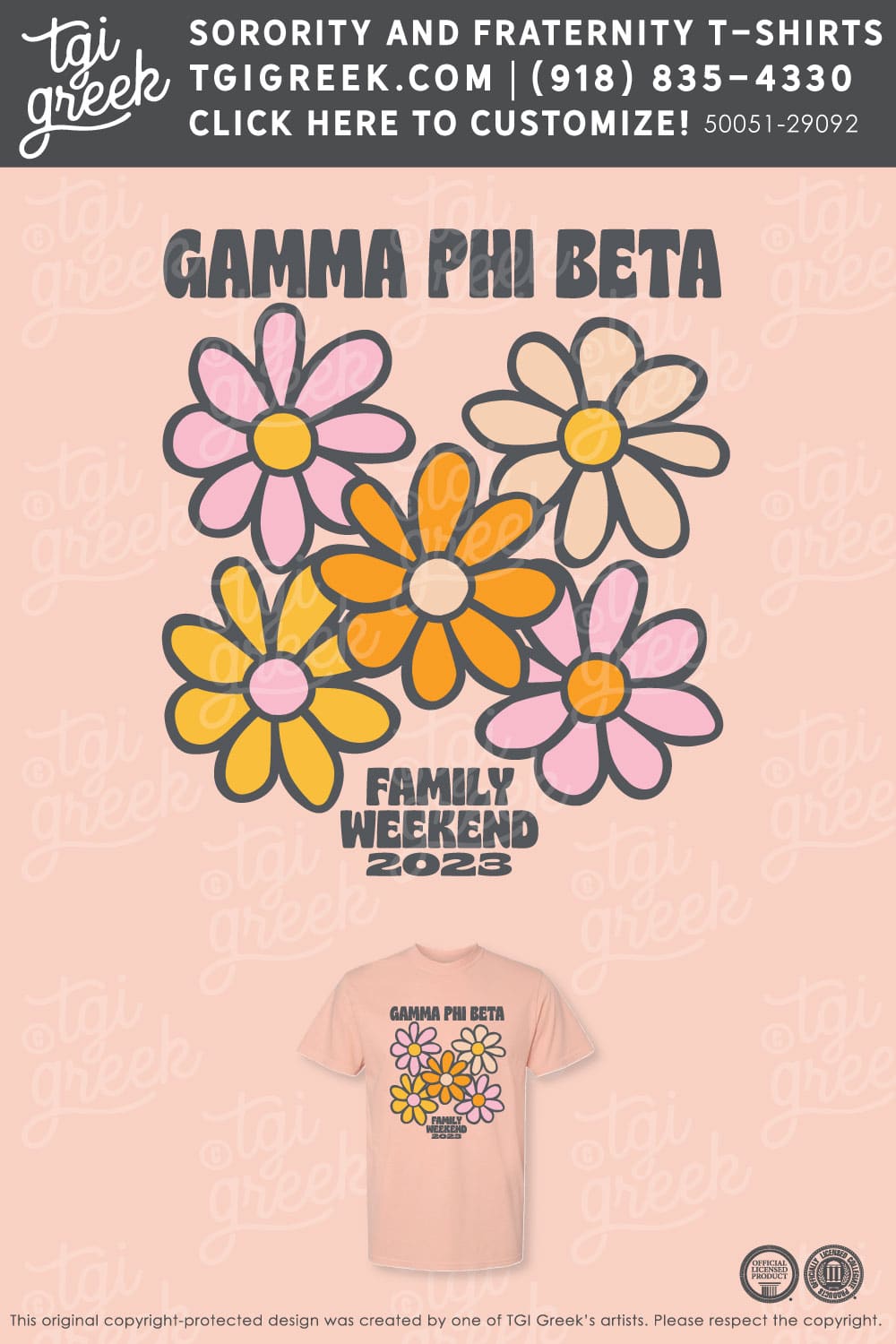 Gamma Phi Beta OU Family Weekend TGI Greek