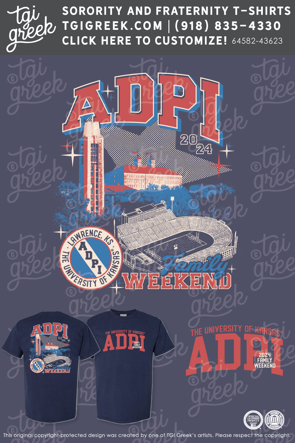 Alpha Delta Pi KU Family Weekend TGI Greek