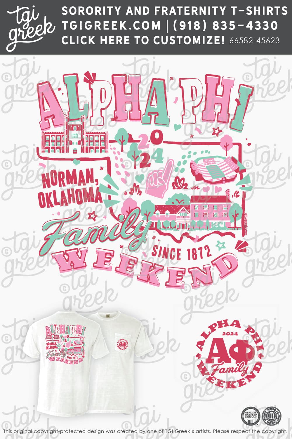 Alpha Phi OU Family Weekend TGI Greek