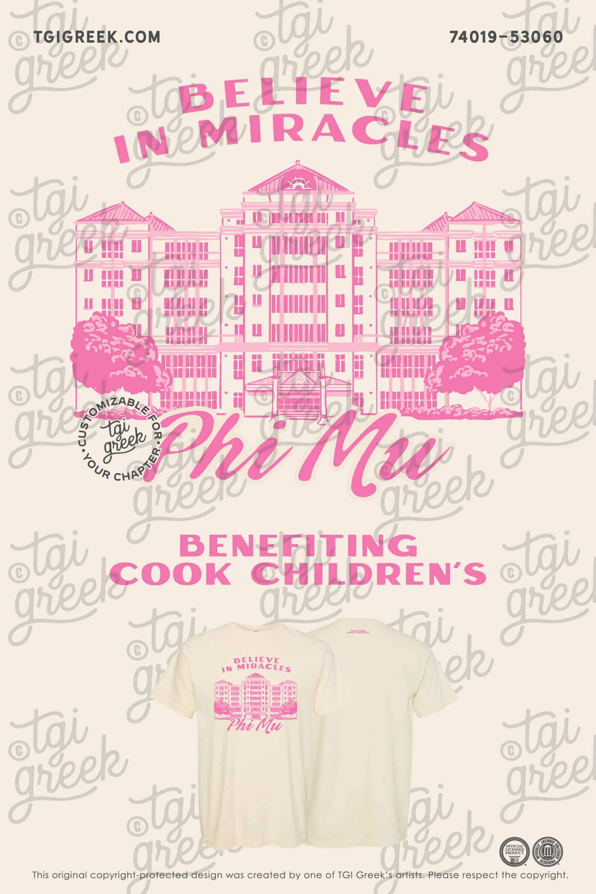 Tarleton State University Philanthropy Phi Mu Believe in Miracles Benefiting Cook Children's Hospital
