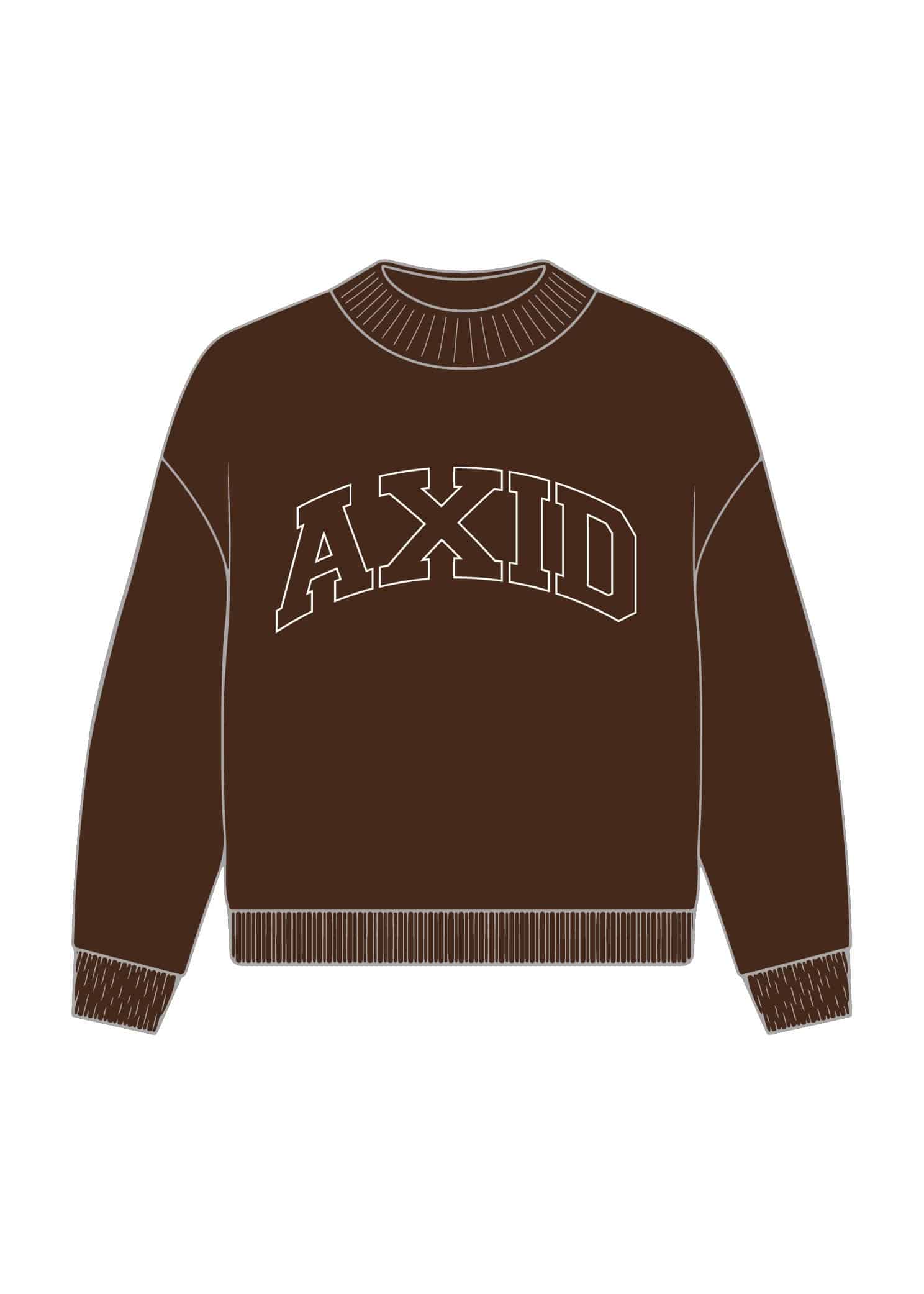 Polka Dot Sorority Mocha Mockneck - TGI Greek