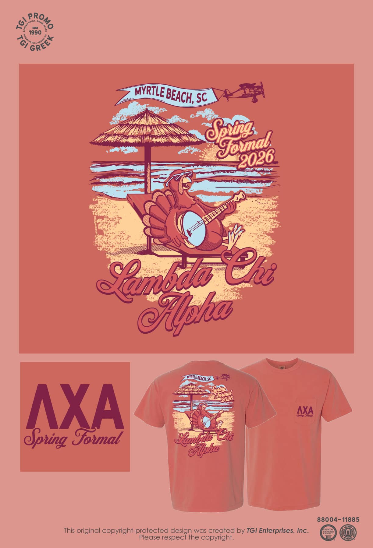 Lambda Chi Alpha - VATECH Spring Formal - TGI Greek
