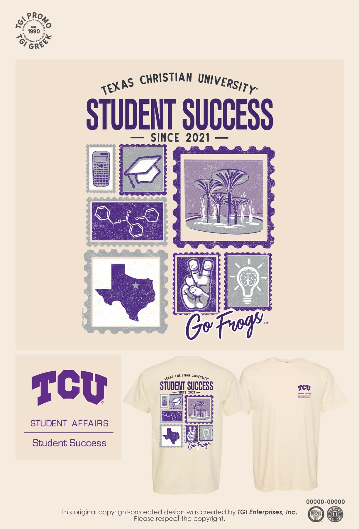 Texas Christian University - Student Success Shirts - TGI Greek