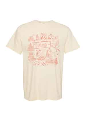 RT 66 Ivory Doodle Short Sleeve Tee
