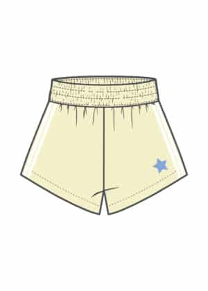 Lemon Cloud Shorts